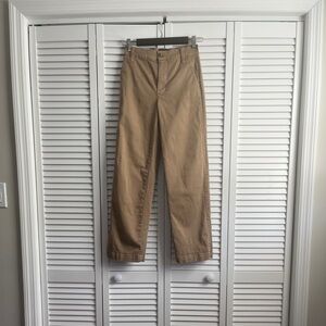 J.CREW Heritage Wide Leg Chino in Khaki